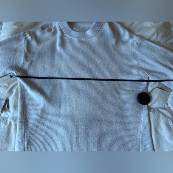 Women's Lululemon Merino Wool blend ribbed crew neck sweater - Picture 8 of 9